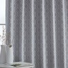 HLC.ME Franklin Moroccan 100% Complete Blackout Heavy Thermal Insulated Rod Pocket Back Tab Curtain Panels, Set of 2 - 4 of 4