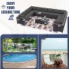 ALAULM 14 Pieces Patio Furniture Set, Rattan Wicker Outdoor Conversation Sets, Outdoor Furniture Sofa Set - 2 of 4