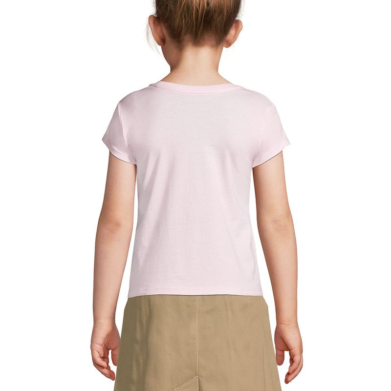 Lands' End School Uniform Kids Short Sleeve Essential T-shirt, 4 of 6