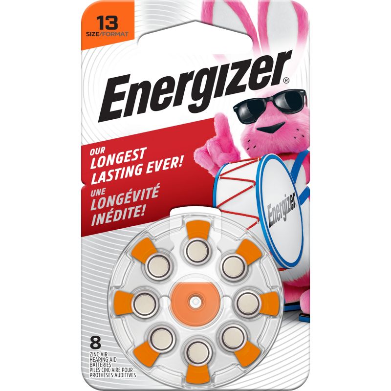 Energizer Size 13 Hearing Aid Batteries - Orange, 1 of 14