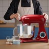 Costway 7 Qt Electric Tilt-Head Food Stand Mixer 3 Attachment w/Power Hub Silver\Red\Black\Blue - image 3 of 4