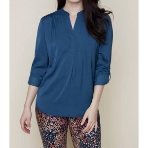 Women's Roll Tab Sleeves Airflow Shirt - Renuar - 1 of 2