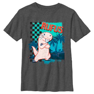 Boy's Kim Possible Retro Wave Rufus T-Shirt - 1 of 4