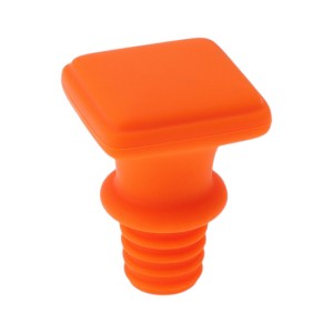 Unique Bargains Bottle Stoppers Square Flat Hand Wash Silicone 1.77"x1.38"x1.38" 1 Pc - 1 of 3