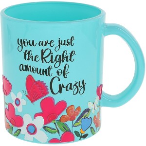 Pavilion Gift Company - Crazy - 18 oz Glass Mug - Drinkware - 1 of 1