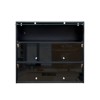 SKRAN Glass Door Shoe Box Storage Cabinet with Multiple shoe boxes- MDF Material - 4 of 4