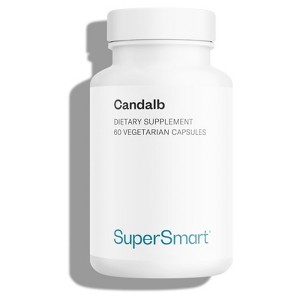 SuperSmart Candalb - with Lactobacillus Acidophilus, Rhamnosus & Inulin - Probiotics & Prebiotics Supplement | Non-GMO & Gluten Free - 60 DRCaps - 1 of 1