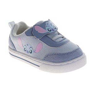 Disney Characters Soft Canvas Sneakers Minnie Mouse, Stitch, and  Winnie The Pooh Comfort Fit Casual Wear Easy Closure (Toddler – Big Kid) - 1 of 4