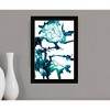 HomeRoots Ocean Living Black Framed Print Wall Art - 2 of 4