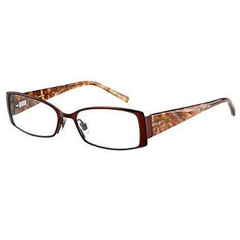Jones New York J143 Designer Reading Eye Glasses In Brown 47mm +2.50 ...