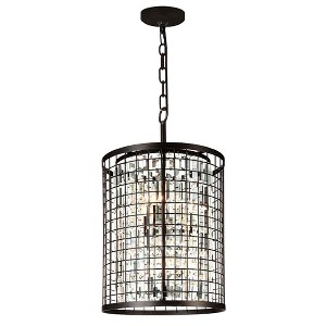 CWI Lighting Meghna 6 Light Up Chandelier With Brown Finish - 1 of 4