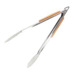 Pro BBQ Tongs Acacia Wood Pro BBQ Tongs - 1 of 4