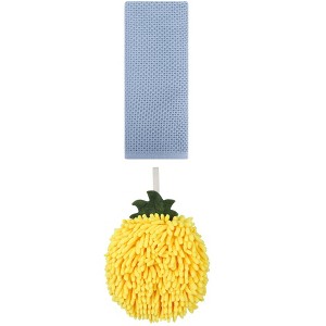 REGALWOVEN Solid Soft Absorbent Bathroom Hand Towels for Home Decor 6" x 6"/13" x 30" 2 Pcs - 1 of 4