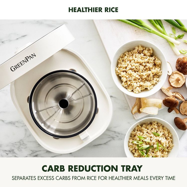 GreenPan Bistro Carb Reducing Rice Cooker, 4 of 11