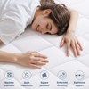 Aoibox Queen Quilted Fitted Mattress Pad Cooling Soft Mattress Topper Deep Pocket 21 Inch Machine Washable White - 2 of 4