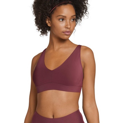 Jockey Women's EcoSeamfree Light Support Bralette XL Dusty Mauve