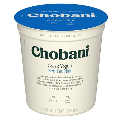 Chobani Plain Nonfat Greek Yogurt - 32oz_4