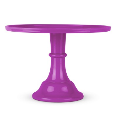 Fuchsia Melamine Cake Stand for Desserts and Cupcakes