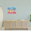 Stupell Industries Flamingo Girlfriends Tropical Coast Black Framed Giclee Art - 2 of 4