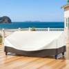 POCASSY Waterproof Outdoor Furniture Cover - 600D Oxford Patio Furniture Cover for  Furniture Set with Handle and Storage Bag - 3 of 4