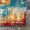 Unique Loom Rosso Cavalli Border Indoor Woven Area Rug - 4 of 4