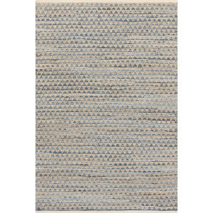 Home Conservatory Geometric Rag Handwoven Jute Indoor Area Rug - 1 of 4
