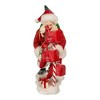 Kurt Adler 10.5-Inch Fabriché Santa Checking Mail - 4 of 4