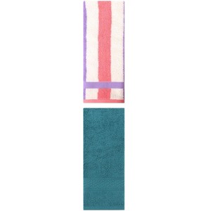 REGALWOVEN Cotton Absorbent Soft Decorative Hand Towels 13" x 30"/13" x 29" 2 Pcs - 1 of 4