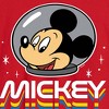Men's - Disney - Mickey Mouse Astronaut Portrait Long Sleeve Graphic T-Shirt - 2 of 3