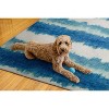 HomeStock Outdoor Washable Apopka Ivory & Blue 5' X7', Machine Woven with Printed Designs, Coastal Rug - 4 of 4