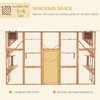 Resenkos Cat Playpen,Catio Playground Cat Window Box Outside Enclosure for Multiple Cats w/ Shelves & Bridges, Orange - 4 of 4