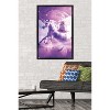 Trends International James Booker - Kitty Cat Riding On Space Galaxy Unicorn Framed Wall Poster Prints - 2 of 4