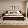 Queen Size Pine Wood Platform Bed Frame  Streamlined Design, Sturdy Frame, Easy Assembly-- Frevyn - 2 of 4