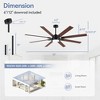 Airsurfer 72-inch 8-Blade Ceiling Fan with LED Light Kit and Remote - 4 of 4