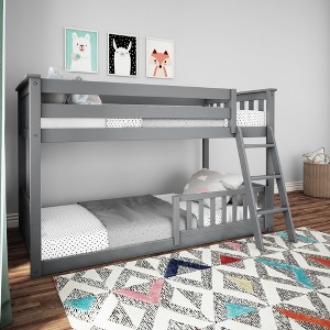 Max & Lily Twin Low Bunk with Guard Rail - 1 of 4