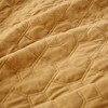 Gulches Full/Queen 3 Piece Velvet Quilt Set Mustard - 4 of 4