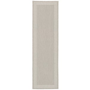 Oriental Weavers Portofino 6560D Grey/ Ivory Indoor/Outdoor Area Rug - 1'10" x 7'3" - 1 of 4