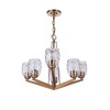 Craftmade Lighting Guiding Star 6 - Light Chandelier in  Satin Brass - 4 of 4