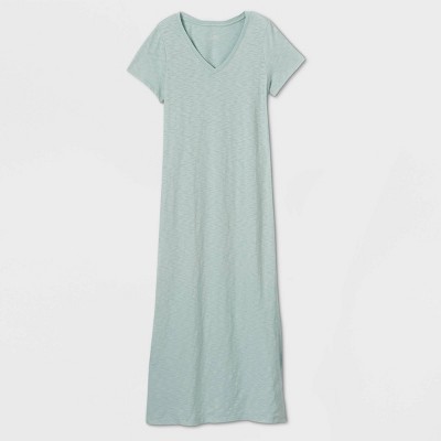 mint t shirt dress