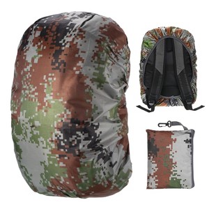 Unique Bargains Waterproof Backpack Rain Cover with A Carry Pouch for Hiking/Biking 1 Pc - 1 of 4