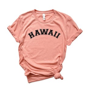 Simply Sage Market Women's Hawaii Curved Short Sleeve Graphic Tee - 1 of 3