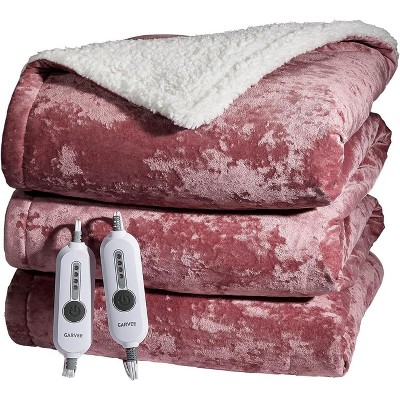 Heated Blanket, Soft Electric Blanket with 4 Heat Levels & 4H Auto Off, Machine Washable, ETL Certified with Overheat Protection