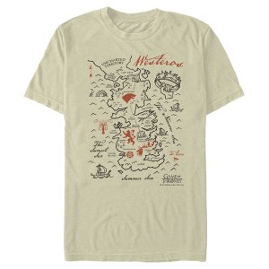 Men's Game of Thrones Westeros Map T-Shirt - 1 of 3