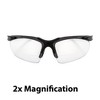 Global Vision Eyewear Apex Bifocal Safety Motorcycle Glasses with +2.0 Bifocal Clear Lenses - 2 of 4