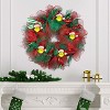 Gemmy 22 in EmoteGlow Dr. Seuss™ The Grinch Musical & Lighted Wreath  - Red - 3 of 3