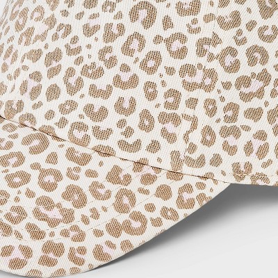 Leopard Print Baseball Hat - Universal Thread Cream - image 4