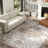 HOMCOM Area Rug, Vintage Machine Washable Rug, Non-Slip Floor Carpet for Living Room, Bedroom, Dining Room, Home Office - 3 of 4