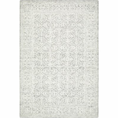 Hauteloom Yadid Gray Wool Area Rug