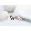 Scottie Dog Bone Earring Necklace Set for Women Sterling Silver Ginger Lyne Collection - 3 of 4