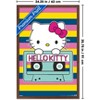Trends International Hello Kitty: 2016 General - Vintage Cassette Tape Framed Wall Poster Prints - 3 of 4